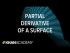 Partial derivative of a parametric surface, part 2