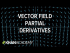Partial derivatives of vector fields