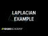 Laplacian computation example