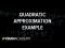 Quadratic approximation example
