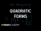 Expressing a quadratic form with a matrix