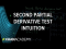 Second partial derivative test intuition