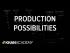 Production possibilities frontier