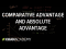 Comparative advantage and absolute advantage