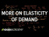 More on elasticity of demand | Elasticity