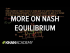 More on Nash equilibrium | Game theory and Nash equilibrium
