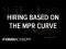 How many people to hire given the MPR curve
