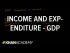 Income and expenditure views of GDP | GDP: Measuring national income