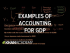 Examples of accounting for GDP | GDP: Measuring national income