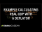 Example Calculating Real GDP with a Deflator