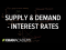Money supply and demand impacting interest rates