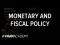 Monetary and fiscal policy | Aggregate demand and aggregate supply