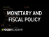 Monetary and fiscal policy | Aggregate demand and aggregate supply