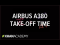 Airbus A380 take-off time | One-dimensional motion