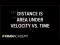 Why distance is area under velocity-time line
