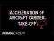 Acceleration of aircraft carrier take-off | One-dimensional motion
