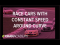 Race cars with constant speed around curve