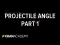 Optimal angle for a projectile part 1: Components of initial velocity