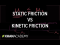 Intuition on static and kinetic friction comparisons