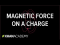 Magnetic force on a proton example (part 2)