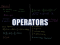 Operators