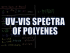 UV-Vis Spectra of Polyenes