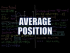 Average Position