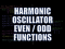 Harmonic Oscillator Even and Odd Functions