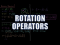 Rotation Operators