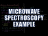 Microwave Spectroscopy Example