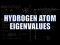 Hydrogen Orbital Eigenvalues