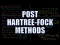 Post Hartree-Fock Methods