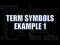 Term Symbols Example 1