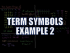 Term Symbols Example 2