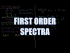 First Order Spectra