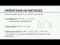 Matrices