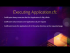 The application framework ## 01 About the Application framework