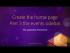 The application framework ## 08 Create the home page Part 3 the event sidebar