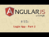 Creating Login App - Part 2