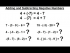 Adding and Subtracting Negative Numbers