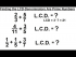 How to Find the L.C.D. 1