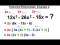 Factoring Polynomials: Example 2
