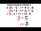 Find x=? (Solving Equations: 1)