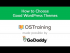 How to Choose Good WordPress Themes
