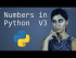 Numbers in Version 3