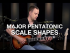 Major Pentatonic Guitar Shapes