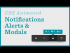 Notifications, Alerts, Menus CSS Animations