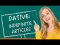The Dative Case - Part 2: The Indirect Object - Indefinite Articles