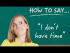 How to Say 