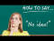 How to Say 
